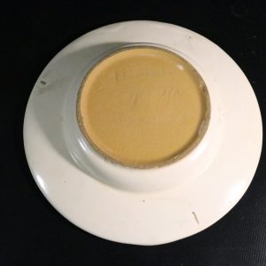 Handmålad skål med grodmotiv – Vintage från Danmark