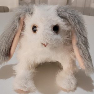 Furreal Friends Hop `N Cuddle vit & grå hängande öron Kanin