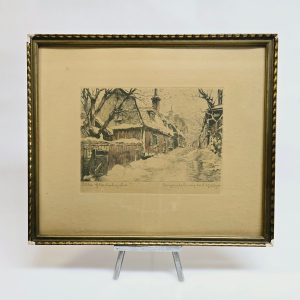 Färgsprakande höstlandskap i akryl på canvas – 30x24 cm