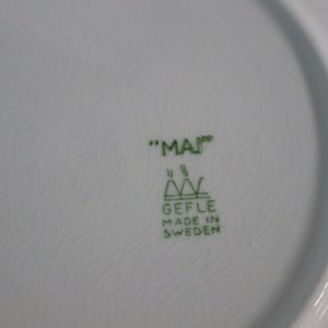 Djupa mattallrikar, "MAJ" Gefle
