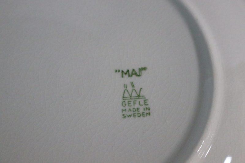 Djupa mattallrikar, "MAJ" Gefle