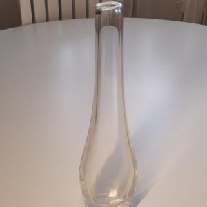 Orrefors Glasvas, signerad, 30cm