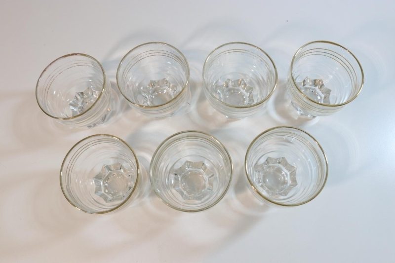Frankrike - Art Déco - 7st Glas