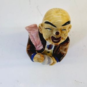 Keramisk Flaskfigur – 17 cm, Handmålad