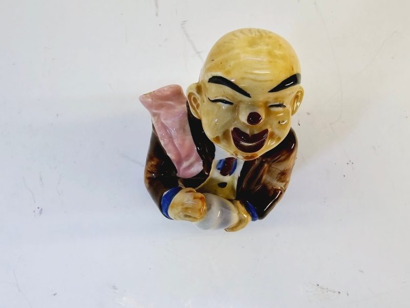 Keramisk Flaskfigur – 17 cm, Handmålad