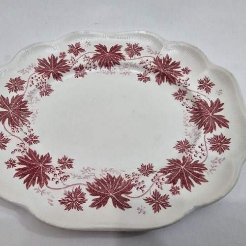 Vinranka - röd Uppläggningsfat 28 cm