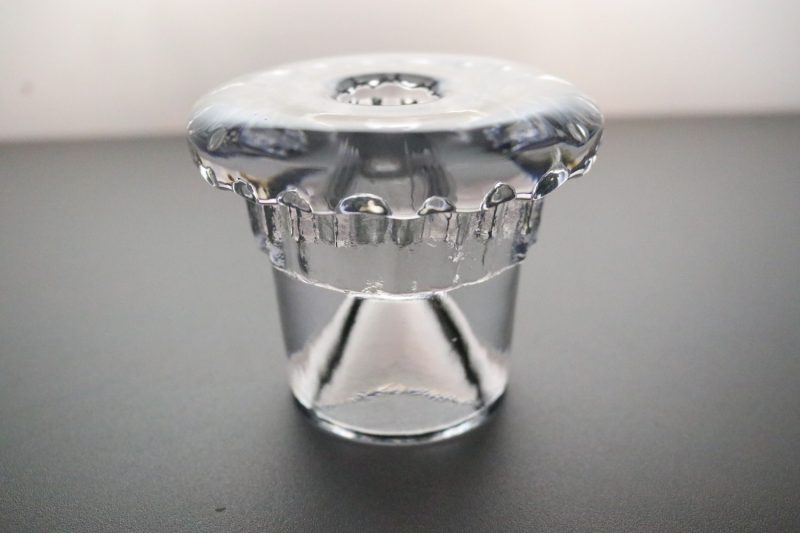 LARS HELLSTEN Ljusstake, signed, Skruf