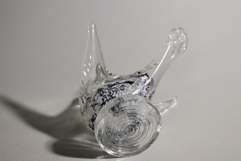 Unik Glaskonst Fågel – 12 cm Elegant Dekoration