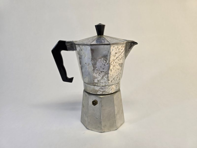 Klassisk Espressokanna i Aluminium - Retrodesign, 19 cm