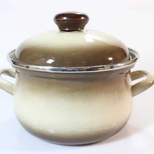 Kastrull med lock 18cm - Cappuccino