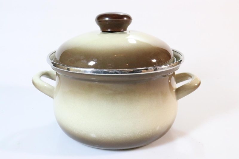 Kastrull med lock 18cm - Cappuccino