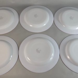 Till Salu: Sex Vita Opalinglas / Mjölkglas från Arcoroc Arcopal France