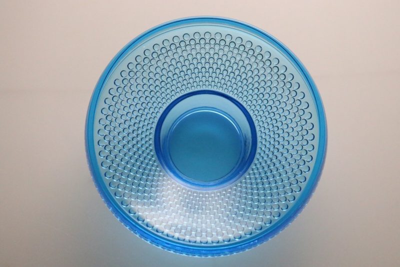 Turkos Glasskål/skål Nybro Glasbruk - D16cm
