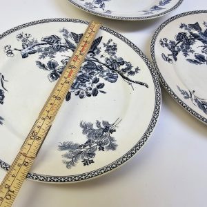 Tidiga Wexio Porslinsfabrik Tallrikar – Unikt Samlarobjekt!