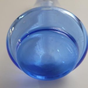 VAS, blå glas 23cm