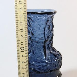Mindre blå glasvas - kobolt, Göte Augustsson, Ruda glasbruk