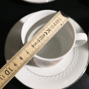 Set med 4 kaffekoppar och fat – Winterling Bavaria Roslau