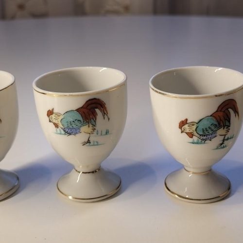 ÄGGKOPPAR, 4 stycken, porslin, Kina