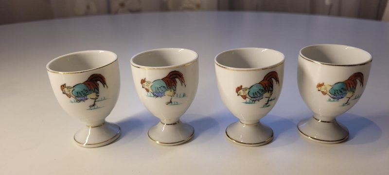 ÄGGKOPPAR, 4 stycken, porslin, Kina