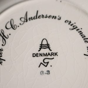 Vintage tallrik inspirerad av H.C. Andersens konst - unikt samlarobjekt