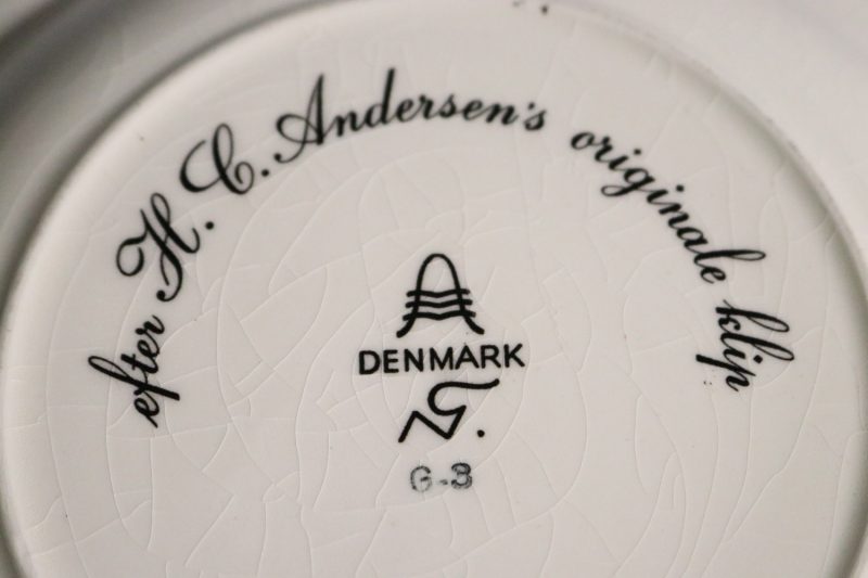 Vintage tallrik inspirerad av H.C. Andersens konst - unikt samlarobjekt
