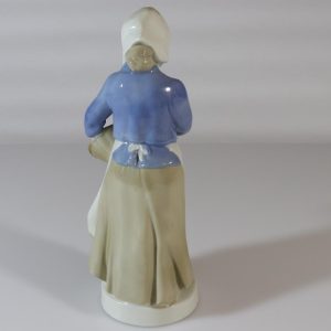 FIGURIN, porslin, Fiskargumma,