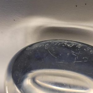 Orrefors Glasvas, signerad, 30cm