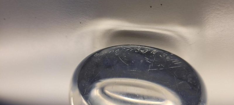 Orrefors Glasvas, signerad, 30cm