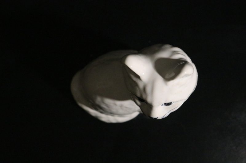 Charmig Porslinskatt från Guldkroken Hjo, 15 cm