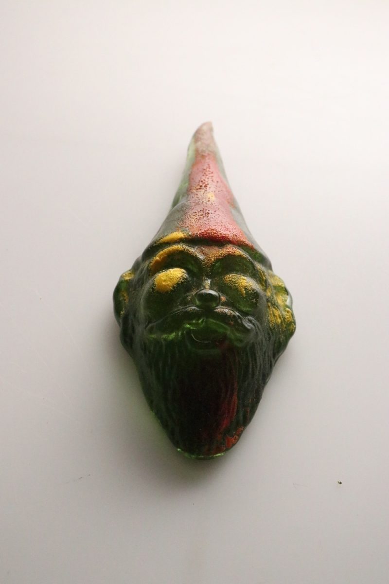 Konstglas, Kjell Engman (f. 1946), Tomte, Kosta Boda, höjd: 17 cm