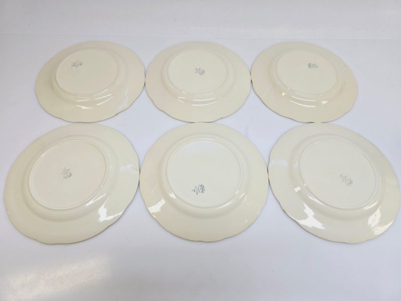 Elegant set med 6 assietter från Rörstrand, ca 23 cm