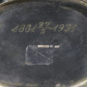 Art Deco KAFFESERVIS, 3 delar, nysilver, KGM GAB Uppsala