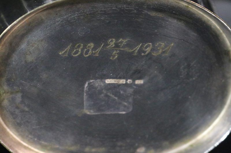 Art Deco KAFFESERVIS, 3 delar, nysilver, KGM GAB Uppsala