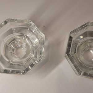 Luminarc Vintage ljusstakar i klarglas, ljusstakar, för middag