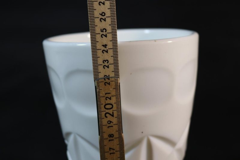 Hög vas, Mjölkglas / Opalglas
