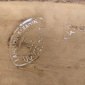 Elegant Serveringsfat från Laholm Keramik - Handgjord Skandinavisk Design