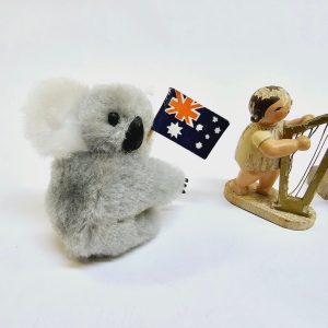 Vintage Australiensisk Souvenirset med Koalor och Syetui