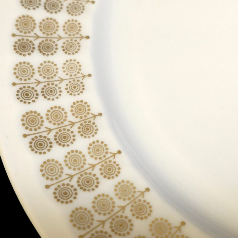 Set med 5 assietter från Arabia Finland – klassisk skandinavisk design