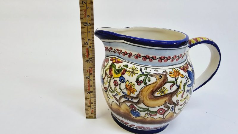 Handmålad Kanna från Portugal – 1700-talsinspirerad Dekor