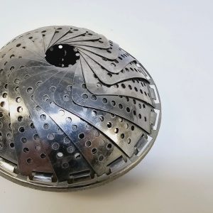Hopfällbar ångkorg i rostfritt stål – 23 cm