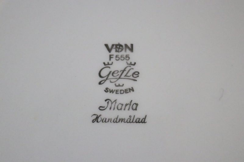 6st MATTALLRIKAR, GEFLE MARTA HANDMÅLADE