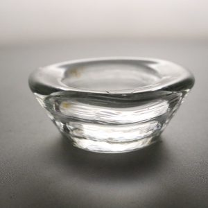 Bergdala glasbruk Ljuslykta / Lykta glas. Klar blå
