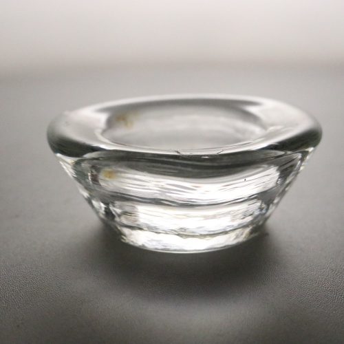 Bergdala glasbruk Ljuslykta / Lykta glas. Klar blå