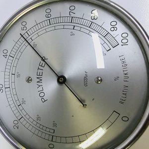 Vintage Polymeter i metall – Funktionell och dekorativ