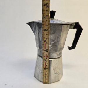 Klassisk Espressokanna i Aluminium - Retrodesign, 19 cm