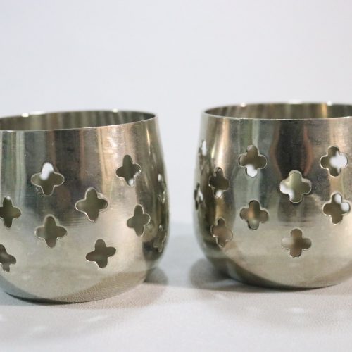 2st ljuslyktor i metall, Made in India