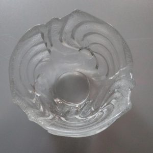 SKÅL, glas, Skruf glasbruk Sweden D=14cm