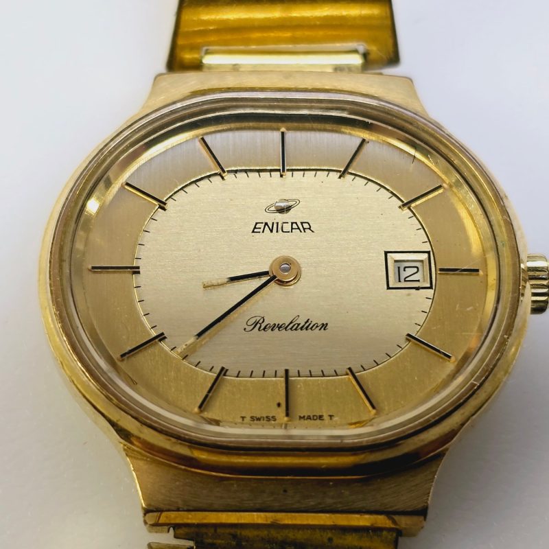 Elegant vintageklocka Enicar Revelation – Tidlös schweizisk precision