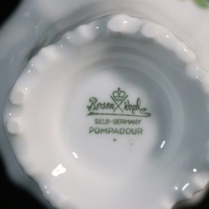 Kanna och gräddkanna, Rosenthale Pompadour