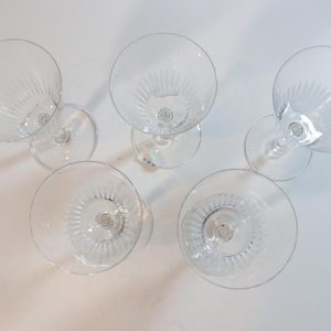 Glasservis, 5 glas, F-& HL Kristall, Kosta Diameter 7cm Höjd= 14,5cm
